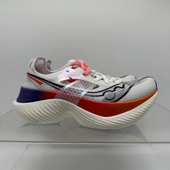 Brand New Saucony Endorphin Elite S10768-126 Red White Running Women’s Size 6.5 - Picture 2 of 10